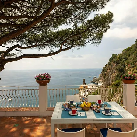 Semesterbostad Sea View House With Lemon Grove In Atrani